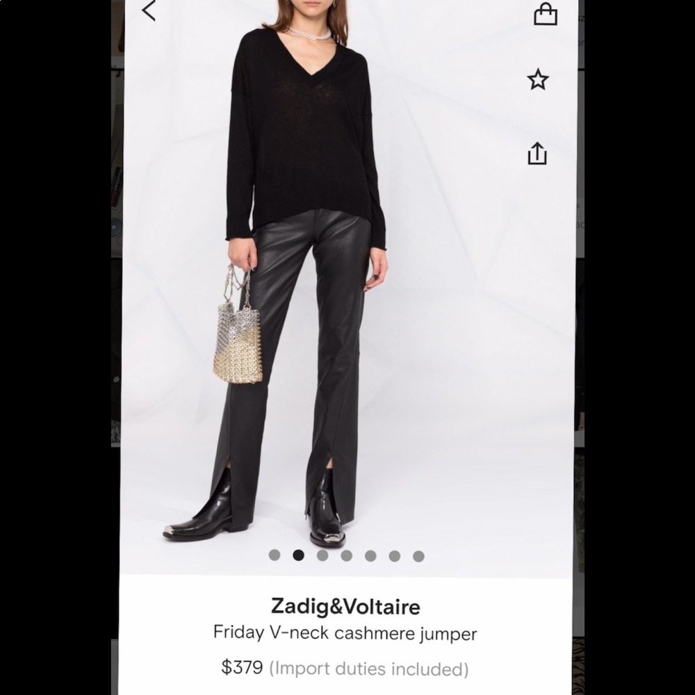 Zadig & Voltaire cashmere  sweater